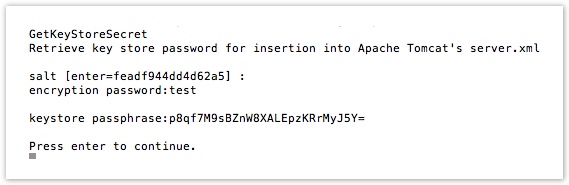 Документация > Сертификаты > getkeystoresecret.png
